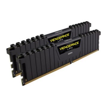 Corsair Vengeance LPX 16GB Kit (2 x 8GB), DDR4, 2400MHz (PC4-19200), CL14, XMP 2.0, DIMM Memory