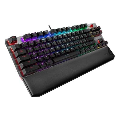 Asus ROG Strix SCOPE NX TKL DELUXE Compact Mechanical RGB Gaming Keyboard, ROG NX Mechanical Switches, Stealth Key, Quick-Toggle, Magnetic Wrist Rest