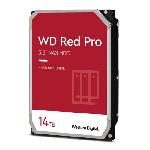 WD 3.5", 14TB, SATA3, Red Pro Series NAS Hard Drive, 7200RPM, 512MB Cache, OEM