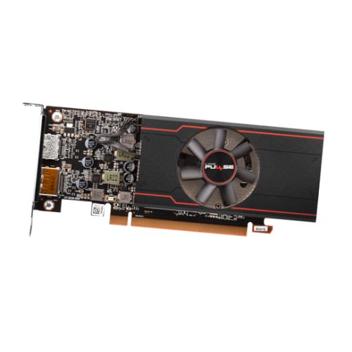 Sapphire PULSE RX6400, 4GB DDR6, PCIe4, HDMI, DP, 2321MHz Clock, AMD RDNA 2, Low Profile (Bracket Included)