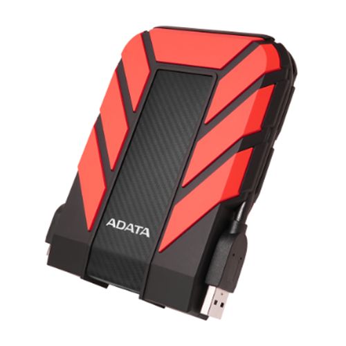 ADATA 2TB HD710 Pro Rugged External Hard Drive, 2.5", USB 3.1, IP68 Water/Dust Proof, Shock Proof, Red