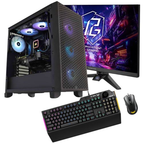 Intel 3000D - 5070 Ti Gaming Bundle - 240Hz 27" 1440P Monitor - Keyboard and Mouse
