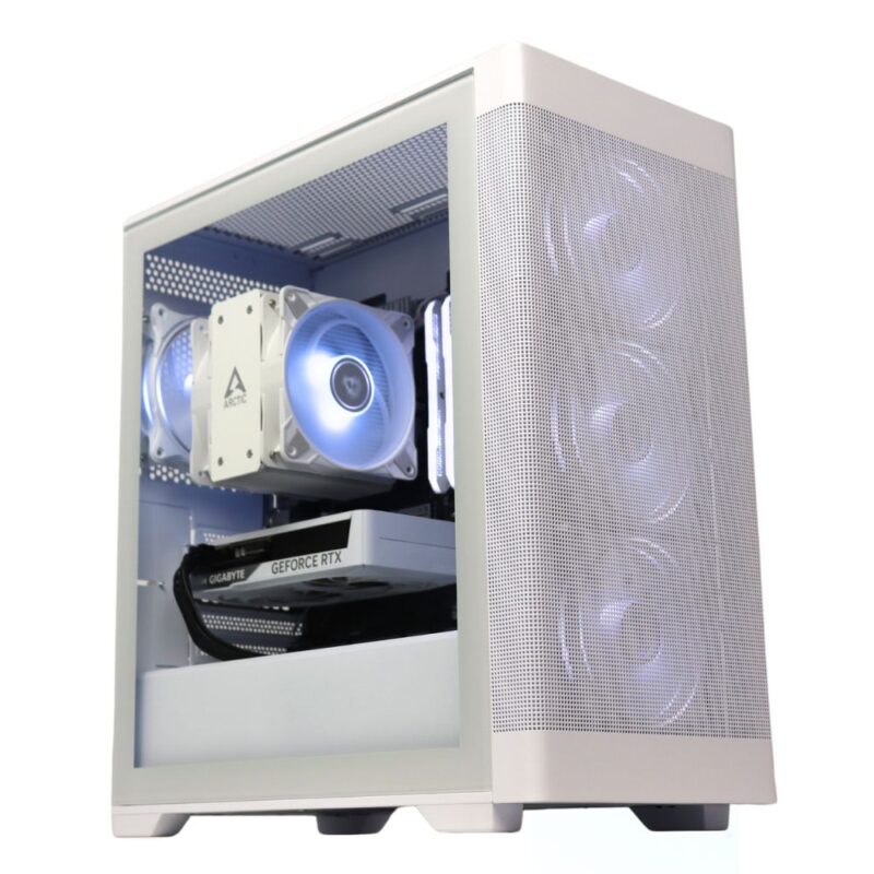 White - AMD Lucid RTX 4060 Configurable Gaming PC