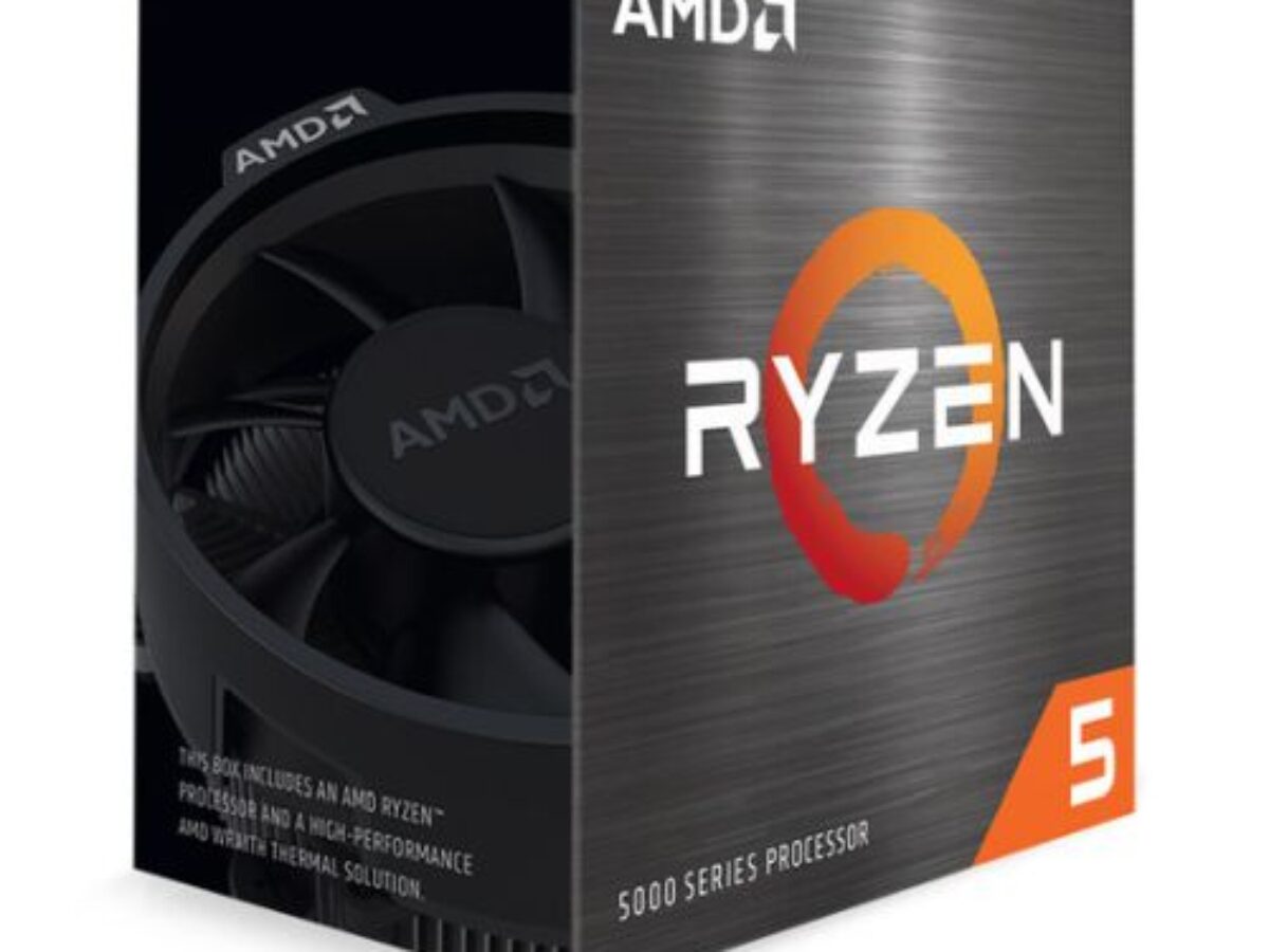 AMD Ryzen 5 5500 CPU with Wraith Stealth Cooler, AM4, 3.6GHz