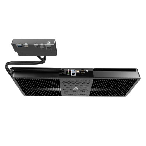Arctic Senza Under Desk PC, Ryzen 5 5500GT, 16GB DDR4, 1TB SSD, Wi-Fi 6E, 2.5G LAN, USB-C, Silent Passive Cooling, Windows 11 Home N