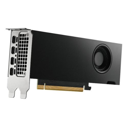 PNY RTX4000 SFF Ada Lovelace Professional Graphics Card, 20GB DDR6, 4 miniDP, 6144 CUDA Cores, Dual-Slot, Low Profile,  OEM (Brown Box) *OPEN BOX*