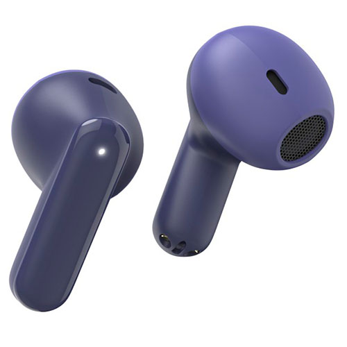 Hama (Freedom Light II) Bluetooth True Wireless Earbuds with Microphone, Touch/Voice Control, 20 Hour Battery, Charging/Carry Case, Blue
