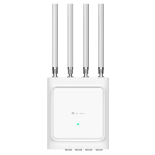 TP-LINK (EAP668-OUTDOOR HD) Omada AX3600 Indoor/Outdoor WiFi 6 Access Point, Dual Band, Up to 1024 Devices, 10G SFP+, PoE, Omada Mesh