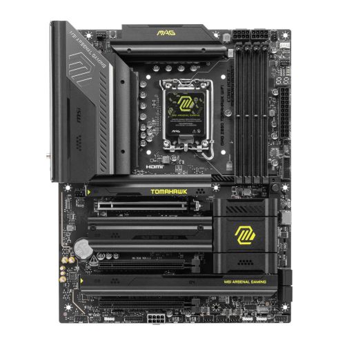MSI MAG Z890 TOMAHAWK WIFI, Intel Z890, 1851, ATX, 4 DDR5, HDMI, 2 TB4, Wi-Fi 7, 5G LAN, 4x M.2