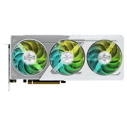 Asrock RX9060 XT Steel Legend 8GB OC, PCIe5, 8GB DDR6, HDMI, 2 DP, 3320MHz Clock, RGB, Overclocked, White