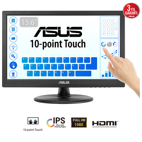 ASUS 15.6 VT169HE TOUCH MONITOR