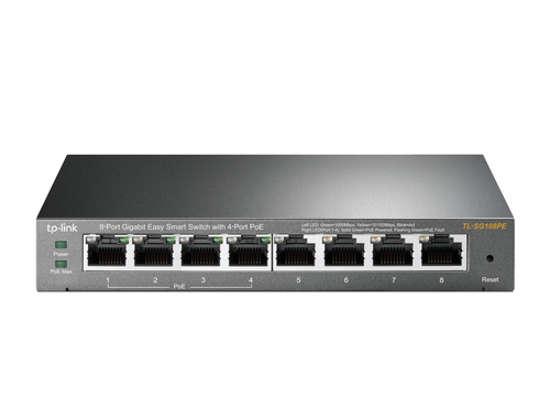 8-PORT GIG EASY SWITCH 4-PORT POE+