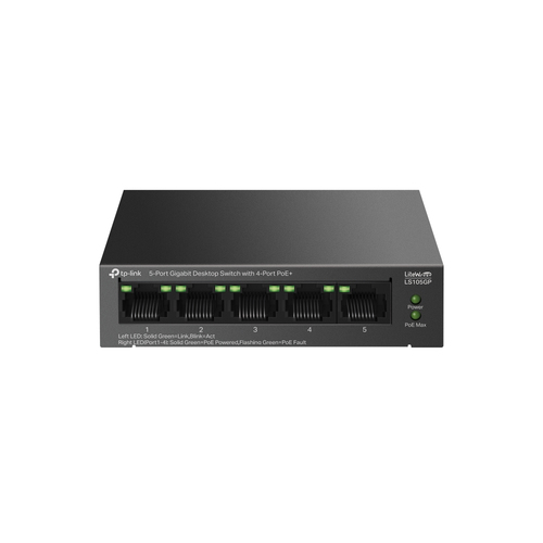 5-PORT GIGABIT SWITCH 4-PORT POE+