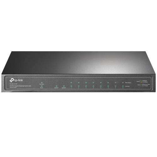 10-PORT GIGABIT SWITCH 8-PORT POE+
