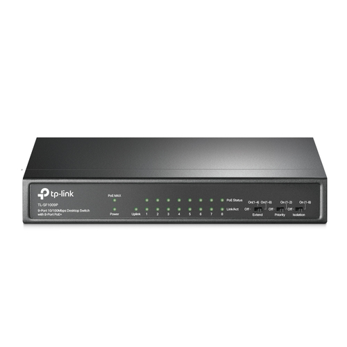 9-PORT 10/100 MBPS SWITCH 8PORT POE+