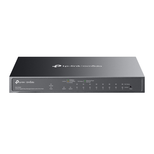 TP-LINK ES210GMP 10-PORT SWITCH
