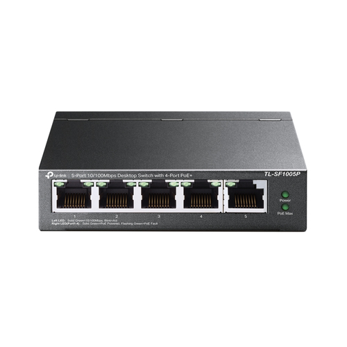 5-PORT 10/100 MBPS SWITCH 4PORT POE+