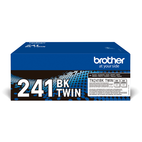 TN241 BLACK TONER TWIN PACK