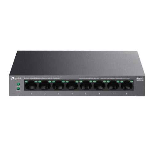 8-PORT GIGABIT SWITCH 8-PORT POE+