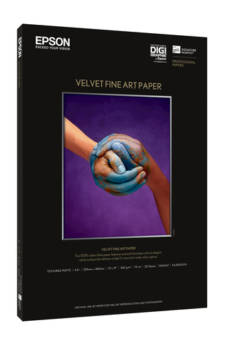 VELVET FINE ART PAPER-A3P 20S 260