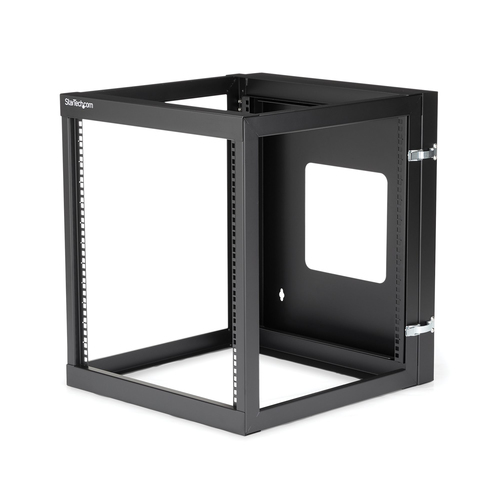 12U HINGED OPEN FRAME WALL MOUNT EQU