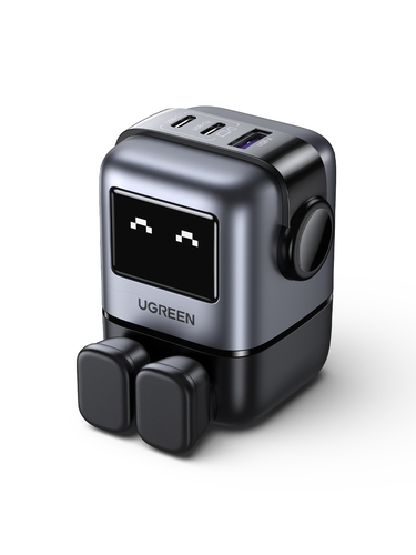 UGREEN UNO 65W 3-PORT GAN CHGR BLK