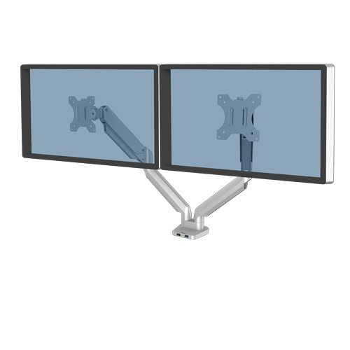 PLATINUM SERIES DUAL MONITOR ARM SIL