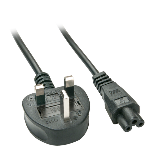 2M MAINS POWER CABLE UK 3 PIN PLUG T