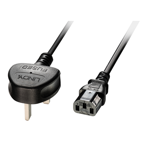 3M CABLE UK 3 PIN PLUG TO IEC C13