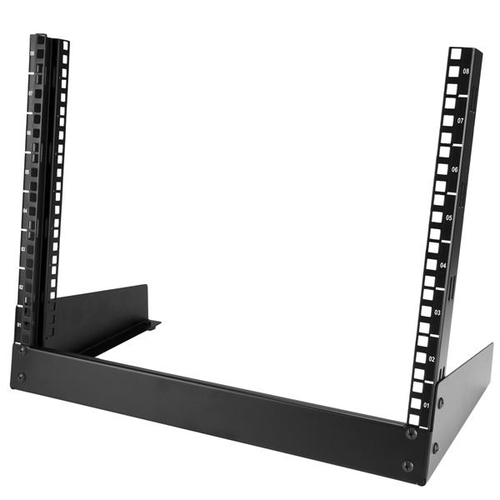 8U DESKTOP OPEN FRAME 2 POST RACK