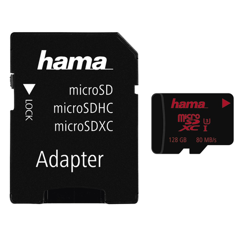 MICROSDXC 128GB UHS CLASS 3 ADAPTER