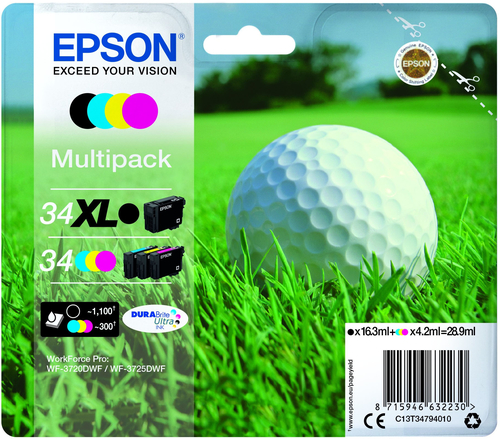 EPSON 34XLB 34CMY ORIGMULTI