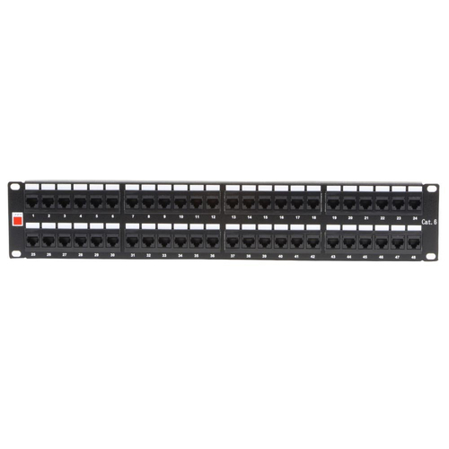 2U 48 PORT PATCH PANEL UTP CAT6