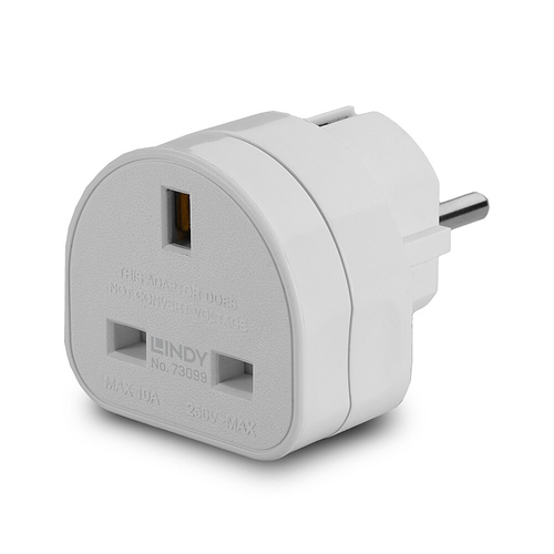 73099 UK PLUG EURO MAINS TRAVEL ADAP