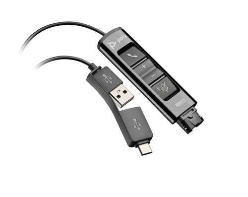 POLY DA85 USB QD BLACK ADAPTER TAA