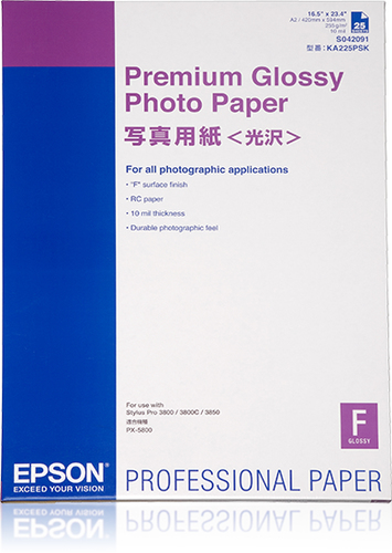 PREMIUM GLOSSY PHOTOPAPER-A2 25S-255