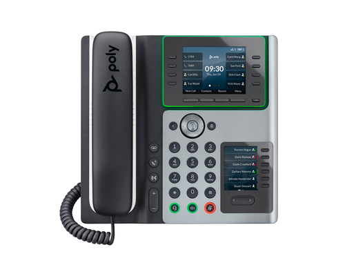 POLY EDGE E450 IP PHONE AND POE-E