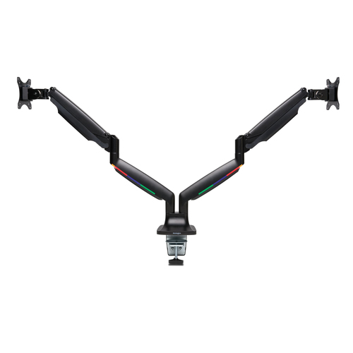 ONETOUCH HEIGHTADJUST DUAL ARM BLK