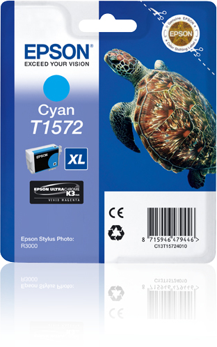 EPS CYAN INK CART TURTLE SIZE XL