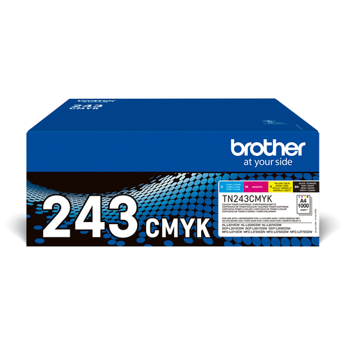 BROTHER TN243 VALUE PK BK C M Y