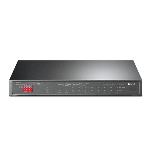 10-PORT GIGABIT SWITCH 8-PORT POE+