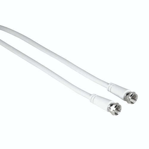 SAT CABLE F-PLUG 1.5M 75DB WHITE