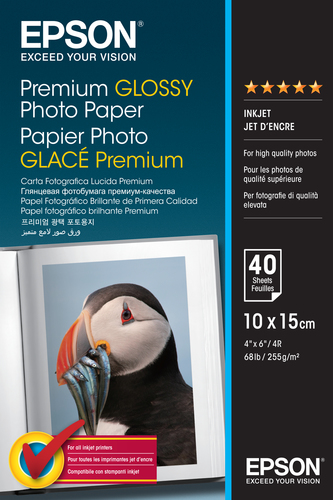 PREM GLOSS P/PAPER 10X15 40 SHEETS