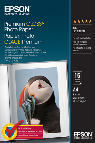 PREM GLOSS P/PAPER A4 15 SHEETS