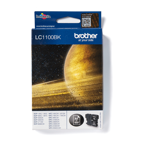 BROTHER LC1100BK STD BLACK INK
