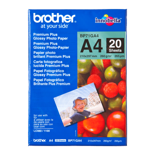 BROTHER A4 GLOSSY PAPER