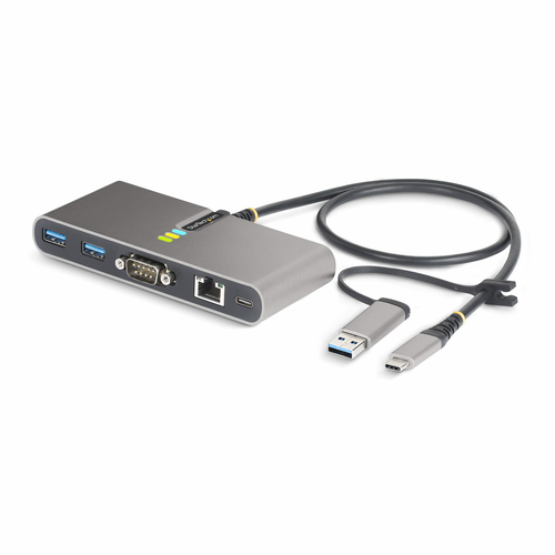 USB-C USB-A HUB - GBE - RS232