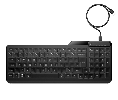 HP 405 MULTI-DEVICE WIRED KEYBOARD