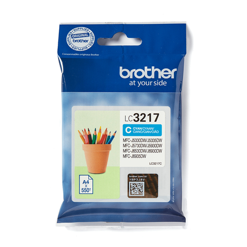 BROTHER LC3217C INK CYAN