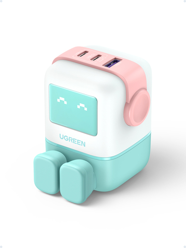 UGREEN UNO 65W 3-PORT GAN CHGR BLUE